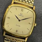 オメガ デビル 750 ゴールド文字盤